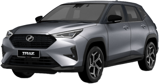 Perodua Traz Glittering Silver